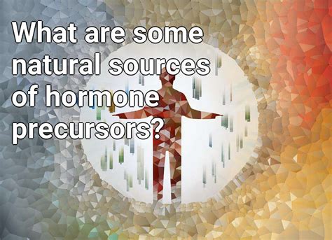 What Are Some Natural Sources Of Hormone Precursors Lifeextension