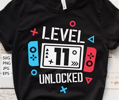 Level Unlocked Birthday Svg Th Birthday Boy Gamer Svg Etsy