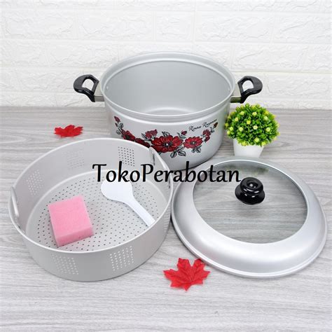 Jual Tokoperabotan Panci Kukus Steamer Rice Cooker Maspion Cm