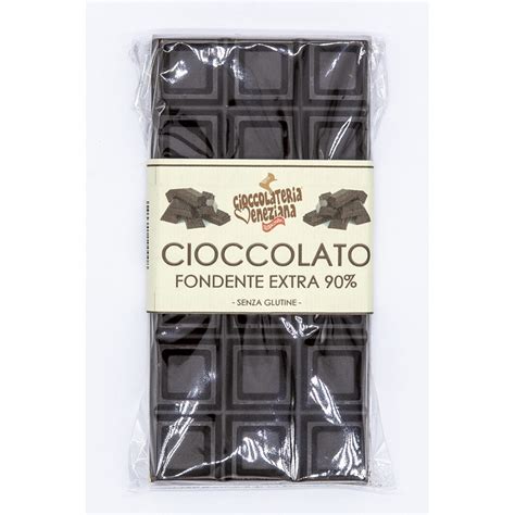 Tavoletta Cioccolato Extra Fondente 90 SENZA GLUTINE 90g