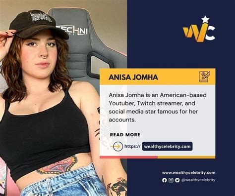 Anisa Jomha Is An American Based Youtuber Twitch Streamer And Social