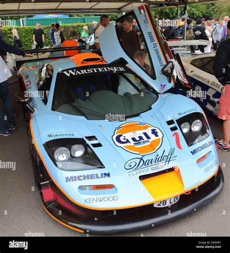 Mclaren F1 Gtr Longtail Racing Car At The Festival Of Speed 2022 At Goodwood Sussex Uk Stock