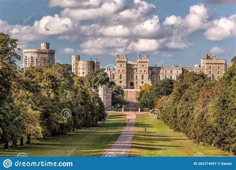 Windsor Castle with Public Park a Royal Residence at Windsor in the ...