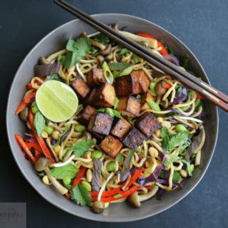 How To Make A Vegan Tofu Noodle Bowl Pook S Pantry Recipe Blog