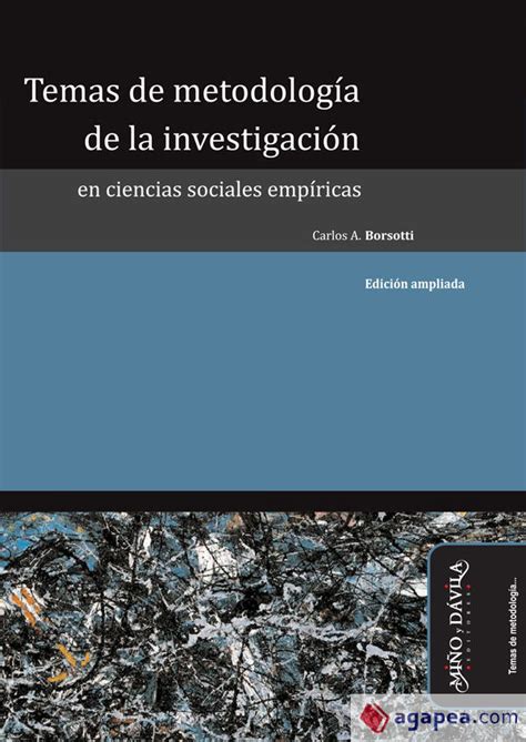 Temas De Metodologia De La Investigacion En Ciencias Sociales Empiricas