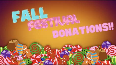 2022 Fall Festival Candy Donations Youtube