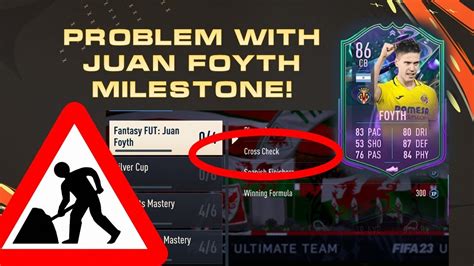 Fifa 23 Problem With Cross Check The Juan Foyth Fantasy FUT