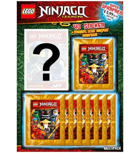 Lego Ninjago Legacy Stickers Multipack 40 Stickers Mini Figure