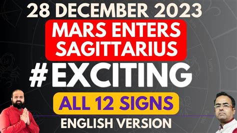 December Mars Transit In Sagittarius To Brings Major