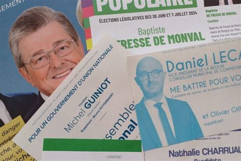 Législatives 2024 des trous dans ses bulletins un candidat RN de l