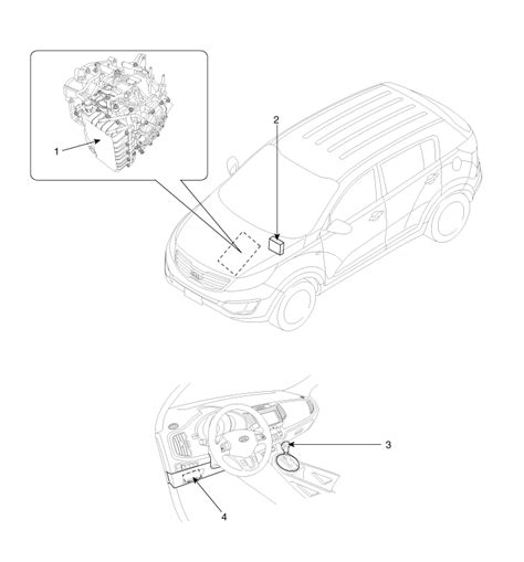 Kia Sportage Components And Components Location Automatic Transaxle