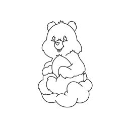 Grumpy Bear Coloring Page for Kids - Free Care Bears Printable Coloring Pages Online for Kids ...