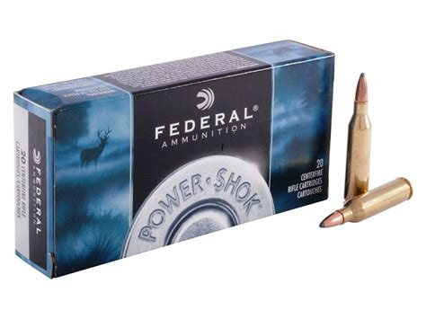 Federal Premium Ammunition Power Shok Ammunition 270 Winchester Short Magnum Wsm 130 Grain