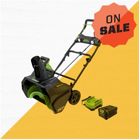 Amazon Has This Greenworks Electric Snowblower for 40% Off