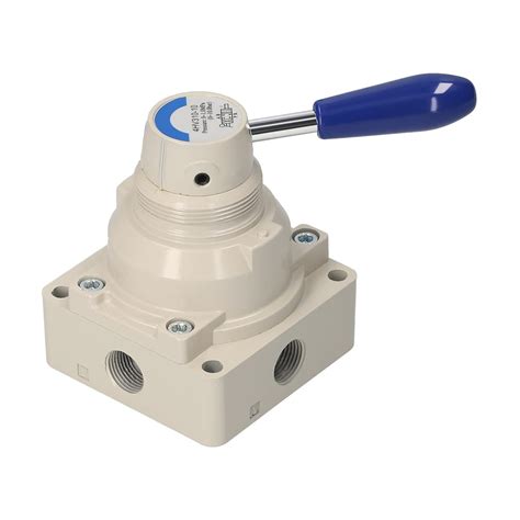 Rotary Lever Hand Valve Pt Air Flow Control Position Way Air