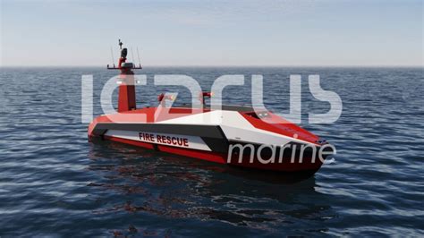 M Firefighting Usv Icarus Marine