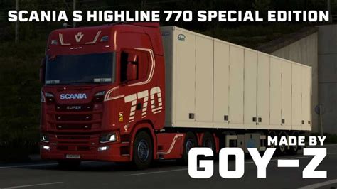 Peinture Scania NG S 770 édition spéciale v1 0 ETS2 ETS2 Mod ATS Mod