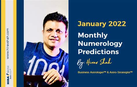 Monthly Numerology Predictions January 2022 Hirav Shah Business