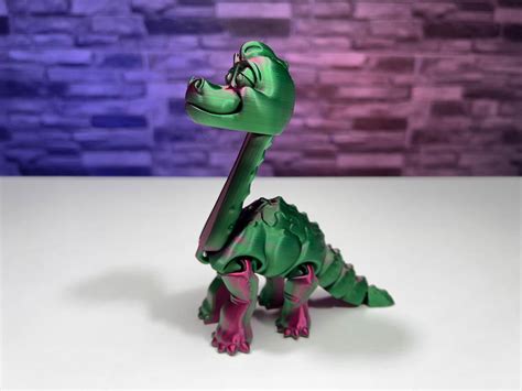 Flexi Brachiosaurus Dinosaur STL for Download - 3DPTK.com