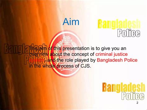 Role Of Police In Criminal Justice System PPT