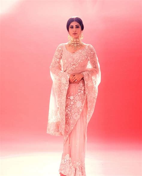 Mouni Roy Is A Sight To Behold In Pastel Pink Saree Check Out The Beautys Most Stunning Saree