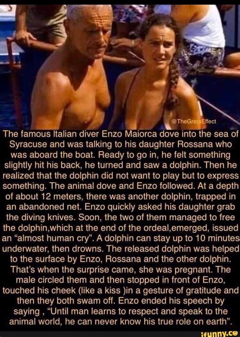 The Famous Italian Diver Enzo Maiorca Dove Into The Sea Of Syracuse And