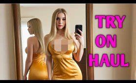 K Transparent Lingerie Try On Haul Mall Mirror View Sheer Tops And More Videos Try On
