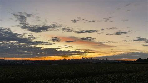 Previsão de sol entre nuvens e máxima de 26C para Cascavel hoje