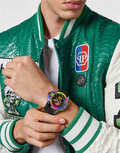 Philipp Plein Mens Watch The Kull Rainbow Watchroom