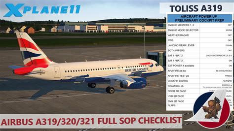 Airbus A Series Full Sop Checklist Youtube