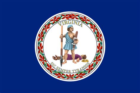 Virginia Flag Sic Semper Tyrannis By Slashes With Claws On Deviantart