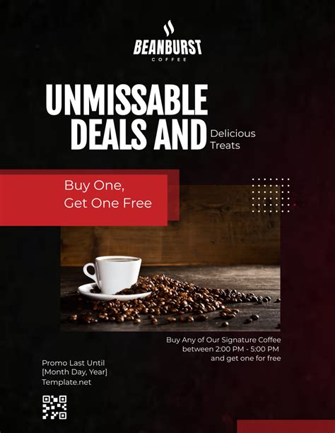 Free Creative Cafe Announcement Flyer Template Edit Online And Download