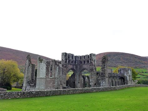 Photographs of Llanthony Priory, Monmouthshire, Wales: Wide view