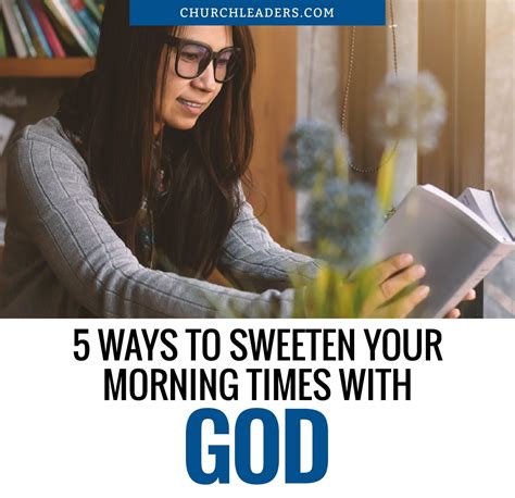 5 Ways To Sweeten Your Morning Devotions With God