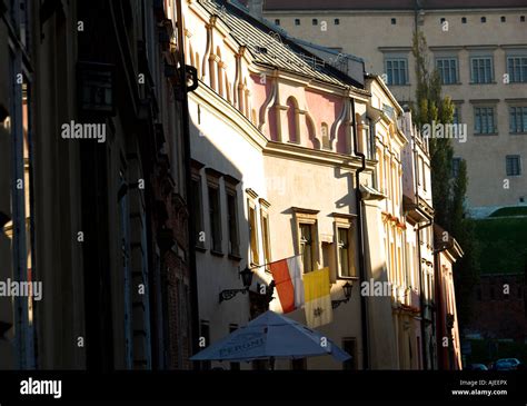 Kanonicza Street Old Quarter Krakow Stock Photo Alamy