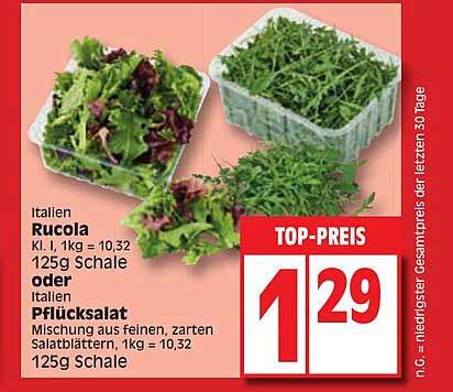 Rucola Oder Pfl Cksalat Angebot Bei Edeka Prospekte De