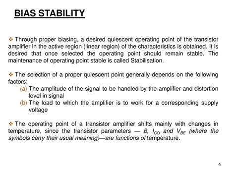 Transistor Biasing And Stabilization Ppt Download