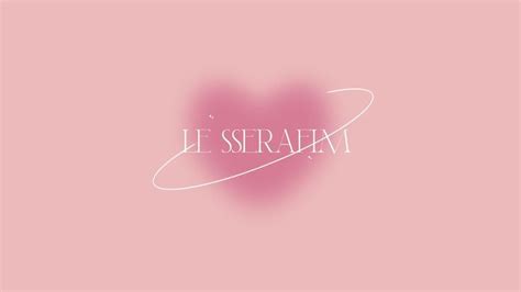 Le Sserafim In Pink Aura Wallpaper Kpop