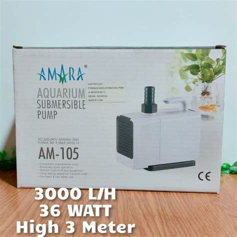 Jual Pompa Air Celup Amara Am Filter Aquarium Kolam Ikan Aquascape