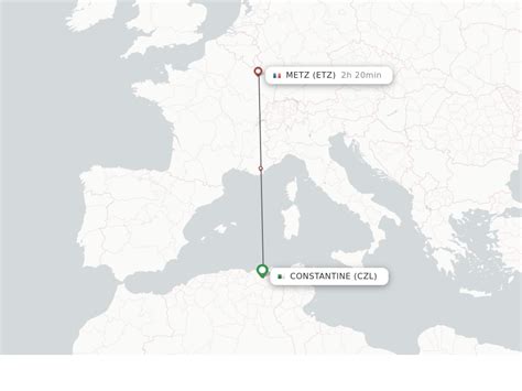 Direct Non Stop Flights From Constantine To Metz Nancy Schedules