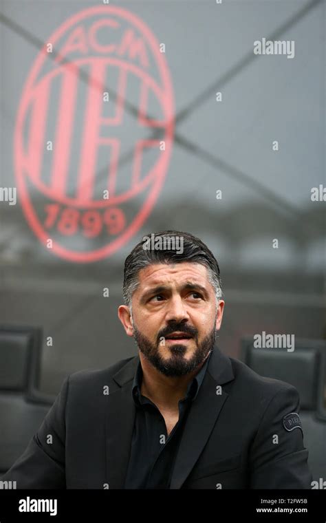 Stadio Giuseppe Meazza Gennaro Gattuso Hi Res Stock Photography And