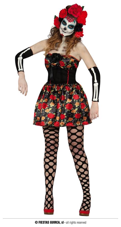 Costume Dia De Los Muertos Femme M Guirca 80937 Boumba Boutique D’articles De Fête Accessoires