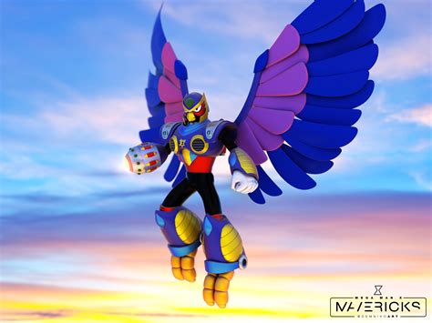 3d Storm Eagle Mega Man X Finished Projects Blender Artists Community