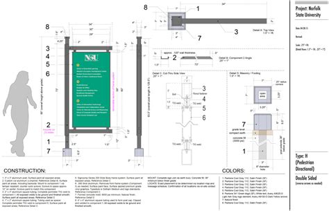 Nsu Wayfinding Wpa Work Program Architects