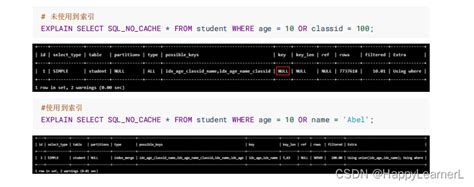 Mysql8030索引优化与查询优化mysql 索引 Where后 条件 字段a和b 如何自动优化的策略 Csdn博客