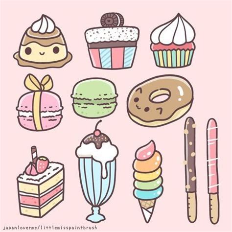 Postres Cute Kawaii Drawings Cute Drawings Kawaii Doodles