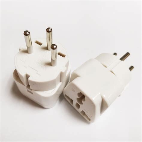 Universal 3 Pin Grounded Electric Plug Adapter For 250V Palestine