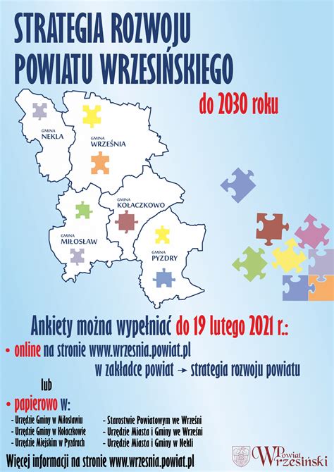 Strategia Rozwoju Powiatu Powiat Wrzesi Ski