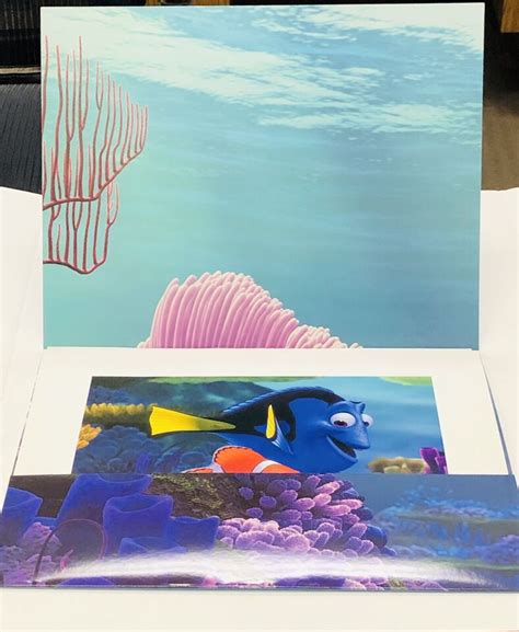 Walt Disney Store Excl Pixar Finding Nemo 2003 Portfolio 4 Lithograph