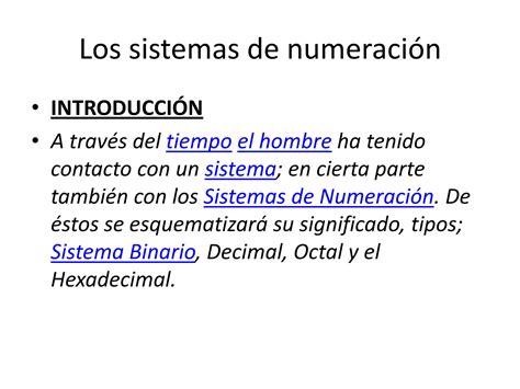 Los Sistemas De NumeracióN PPT